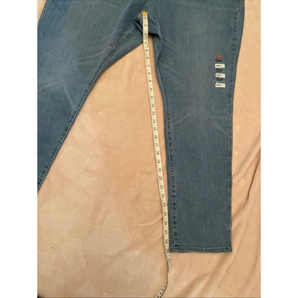 Levis 311 Shaping Skinny Jeans Women Plus Size 24W Blue Denim29" Inseam - Picture 6 of 10